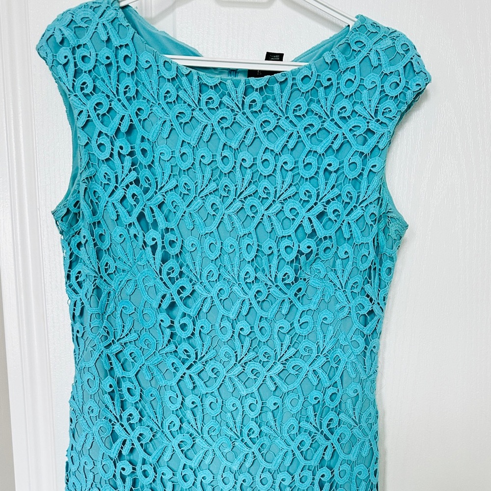 Ralph Lauren  dress turquoise lace